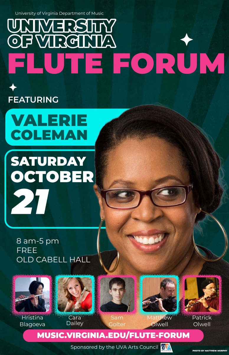 The Eighth Annual University of Virginia Flute Forum Featuring Valerie Coleman