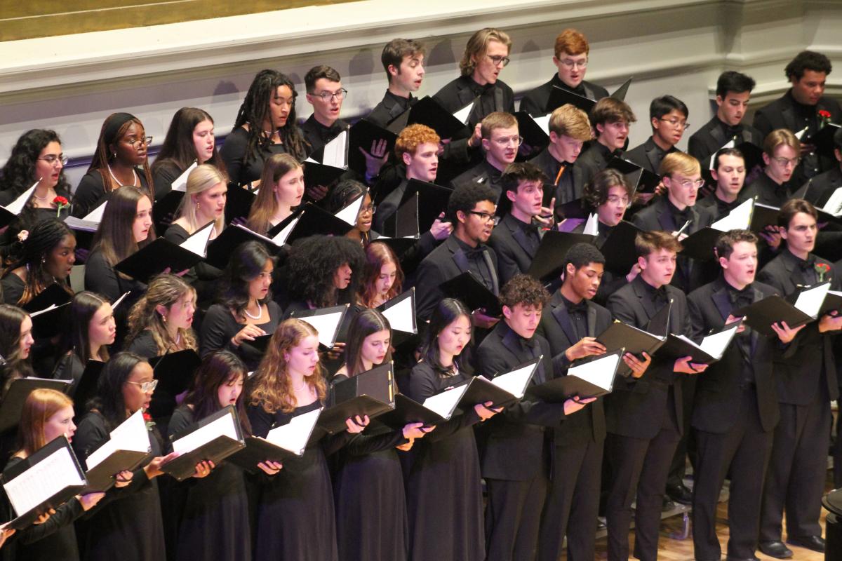 The University Singers, Virginia Glee Club, Virginia Women's Chorus, UVA Chamber Singers