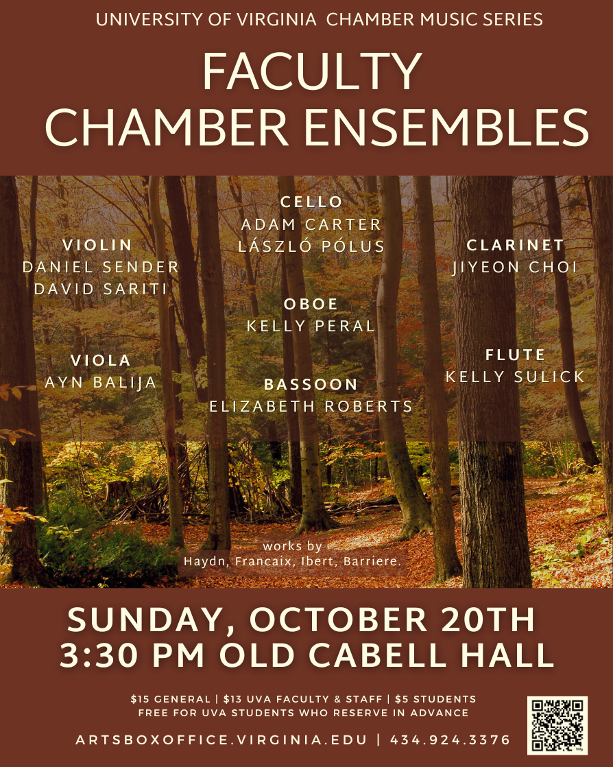 UVA Chamber Music Series - Faculty Chamber Ensembles