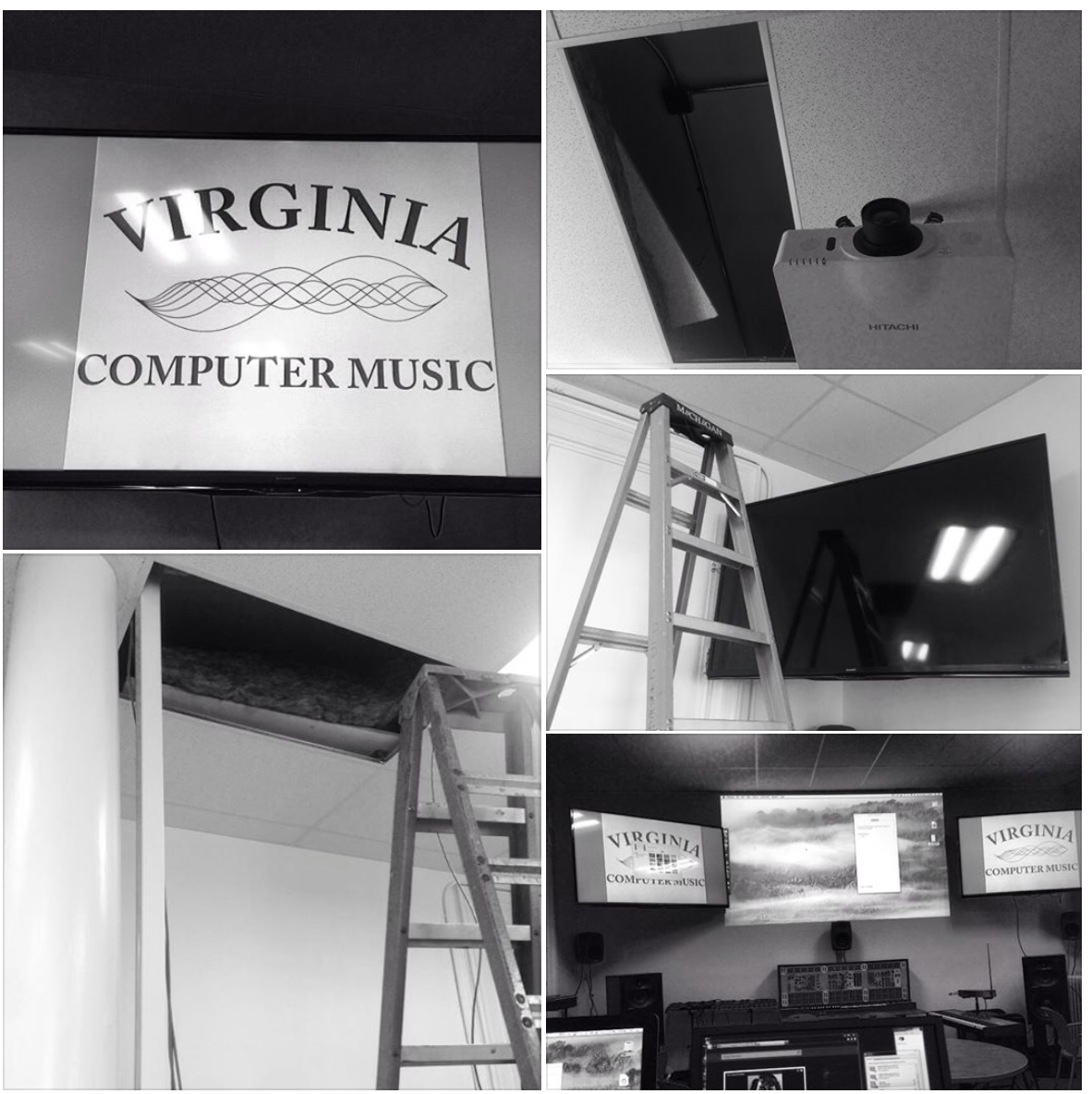 The Virginia Center for Computer Music (VCCM) is our primary studio for computer music teaching